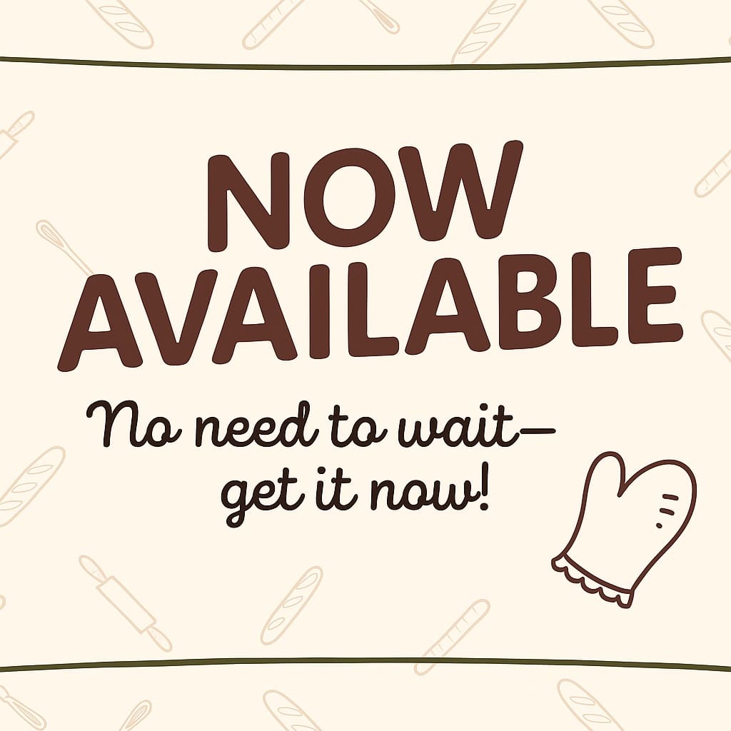 now available